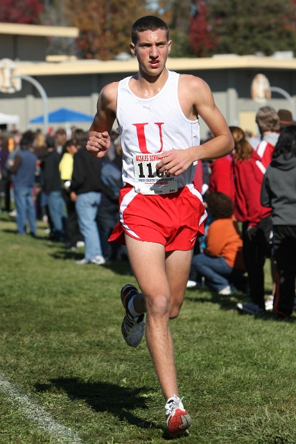 NCS XC D5 Boys-074.JPG - 2009 North Coast Section Cross Country Championships, Hayward High School, Hayward, California